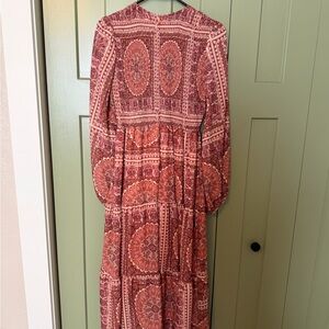 Bohme Long Sleeve Patterned Dress